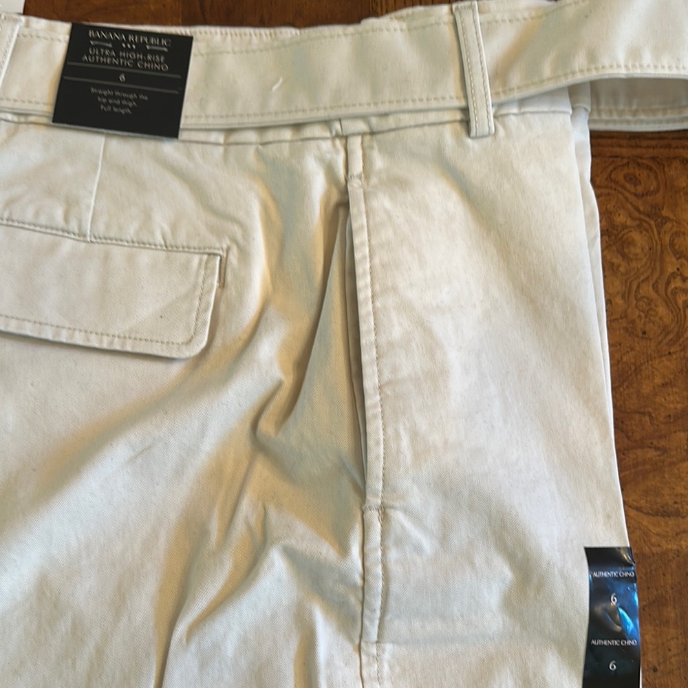 Banana Republic Light Khaki Chino Trousers